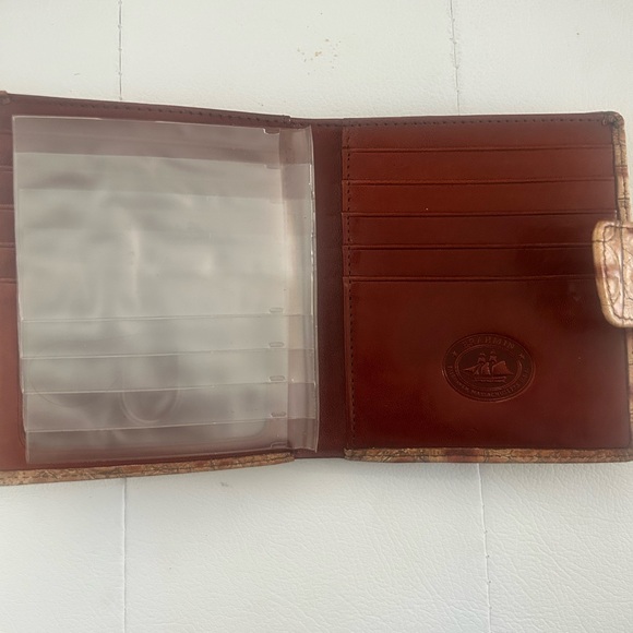 Vintage Brahmin Wallet Croco Stamp Bifold with Coin Purse - Picture 7 of 7